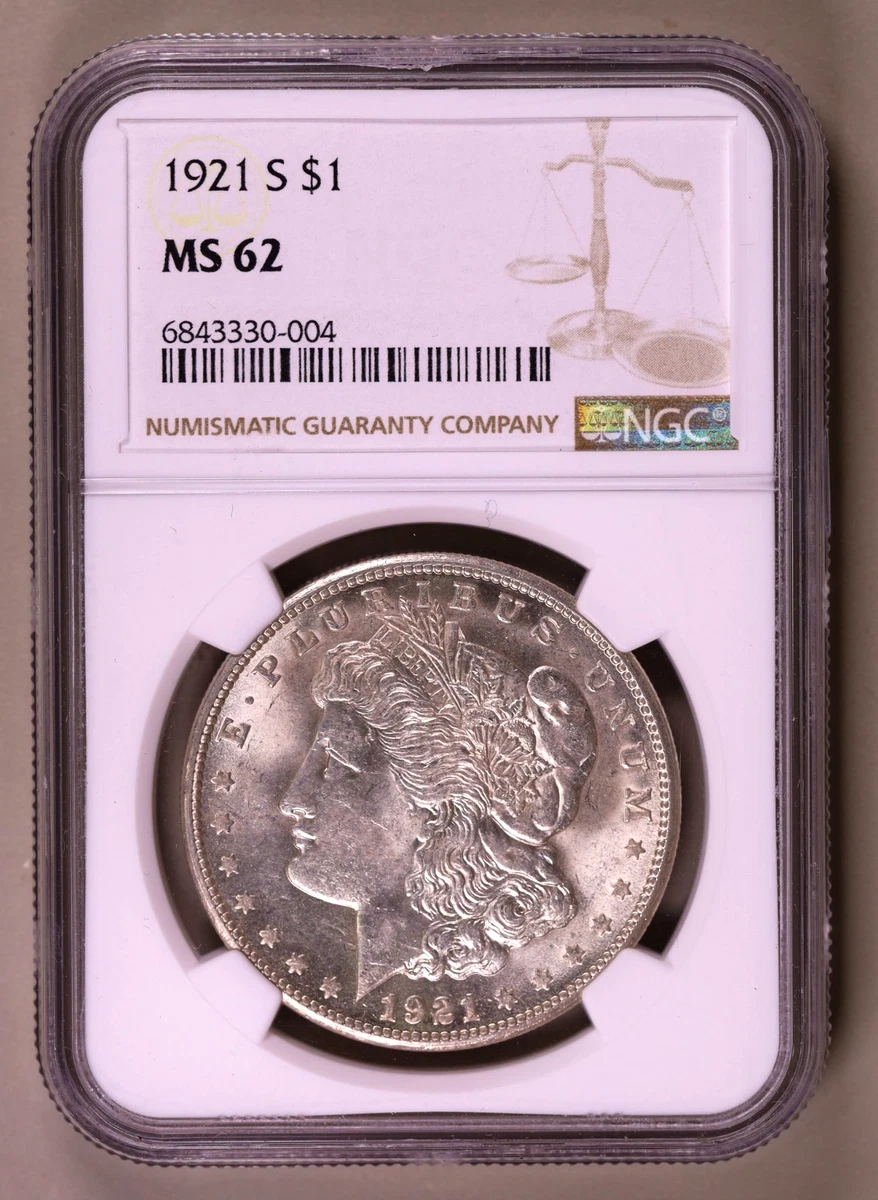 MS 62 Graded 1921 Year Morgan US Dollars (1878-1921) for sale | eBay