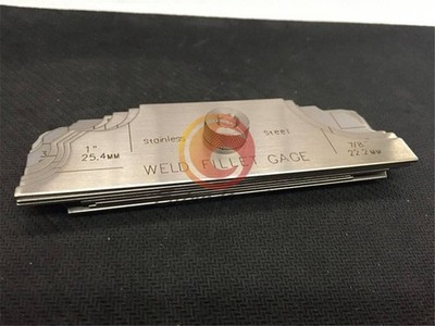 NEW MG-11 Fillet Weld Gage Inch   Gage 7 Piece Weld Fillet Gage #as
