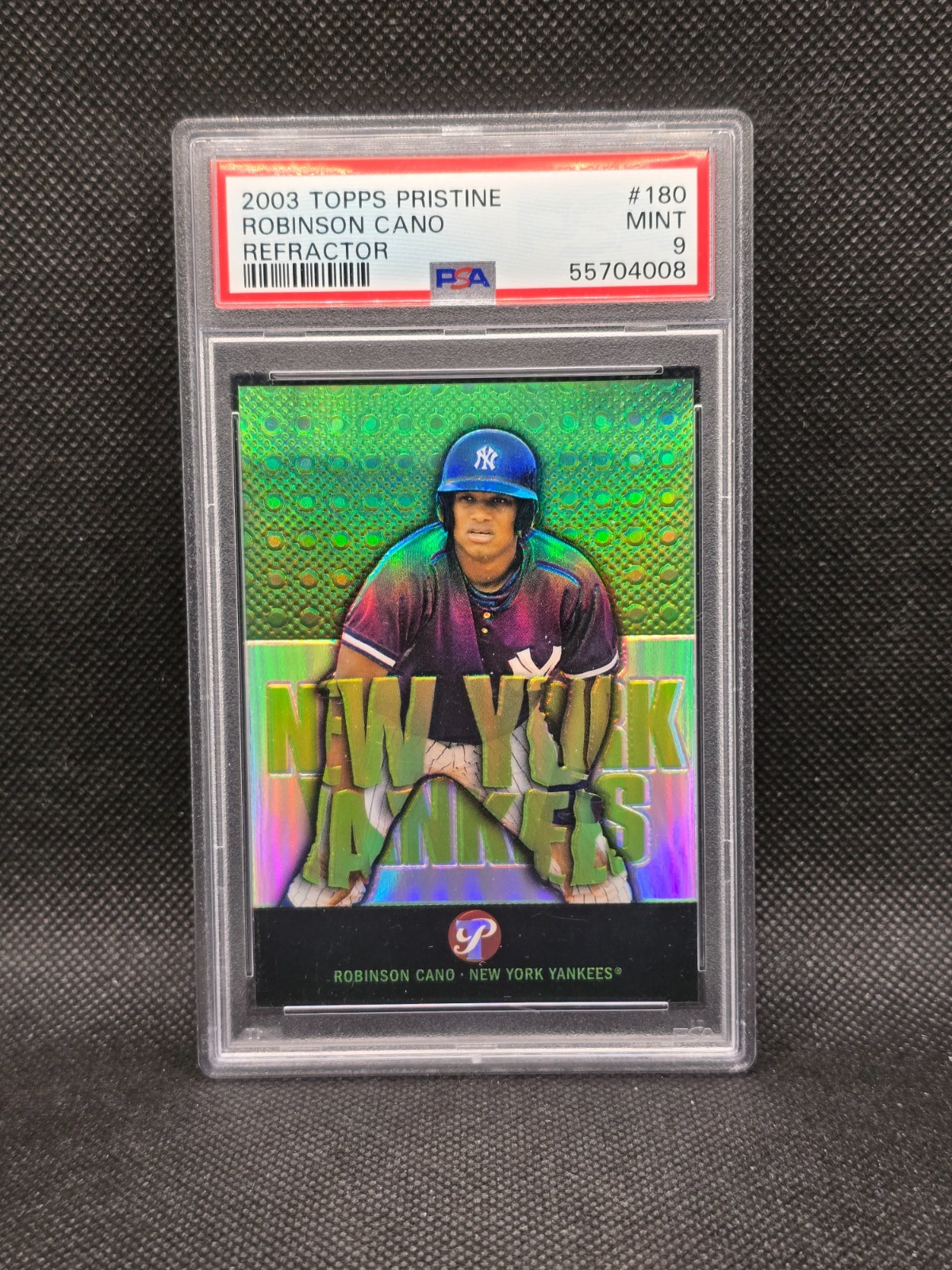 2003 Topps Pristine Robinson Cano Refractor RC Rookie /499 PSA 9