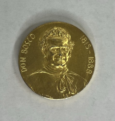 Don Bosco 1815-1888 Commemorative Medal Token - 100 Years in USA - Picture 1 of 2