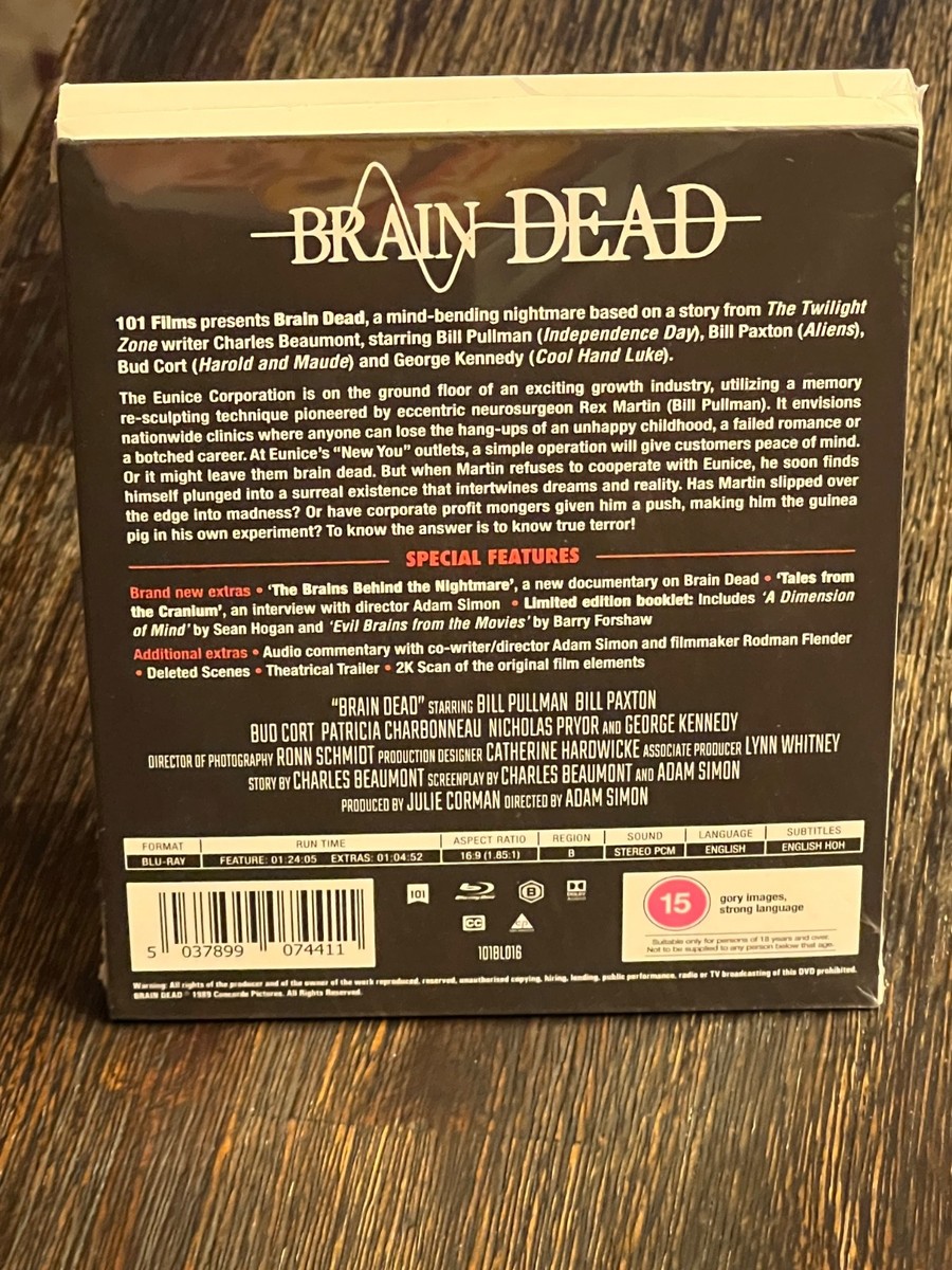 Brain Dead (Blu-ray) (Limited Edition) 2-DISC! Slip Cover! ZONE B