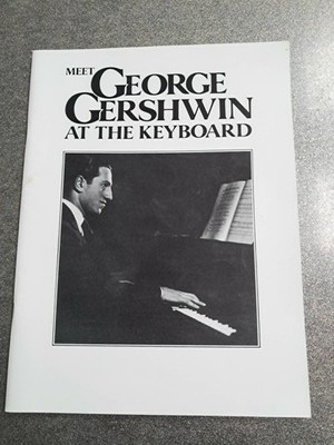 GEORGE GERSHWIN At the keyboard piano sheet music 16 songs