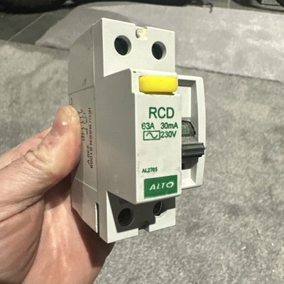 RAR Old Style - ALTO 63A 30mA RCD 61008 2-polig RCD Schalter Leitungsschutzschalter