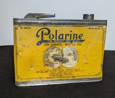 Vtg Standard Oil Company Indiana POLARINE MOTOR OIL SUMMER-WINTER 1/2 Gallon Can