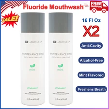 CariFree Maintenance Rinse, Mint, Anti-Cavity Fluoride Mouthwash, Formulated 2X
