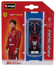 Ferrari F1 SF25 2025 16 Leclerc Burago 1/64 18-56801-L in blister 