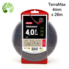 OREGON Terramax Nylon Line Dry Rocky Ground 4mm 26m Donut Strimmer Brushcutter 0.92 per metre