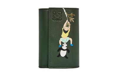 LOEWE wallet Leather Green Women