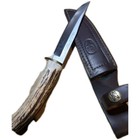 Original Muela Ruko Handmade Fixed Stag Handle Collectable Knife With Leather... — photo 2