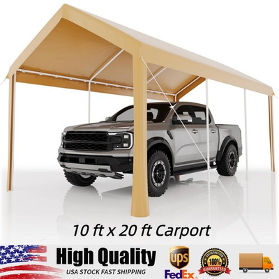 #ad 10 ft x20 ft Extra Large Heavy Duty Carport Portable Heavy Duty Garage Shelter $143.99
