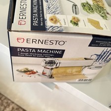Ernesto Stainless Steel Pasta Machine NEW Spaghetti Fettuccine  Lasagne Kitchen