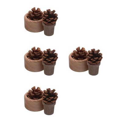 4 PCS Diffusor Für Ätherische Öle Aus Walnussholz Diffuser Fragrance