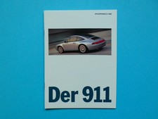 Prospekt / Katalog - Porsche 911 (993) - Carrera, Targa, 4S und Turbo - 08/95