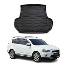 Kofferraummatte Kofferraumwanne für Mitsubishi Outlander XL 2010-2026 Gummi TPE