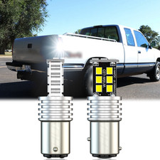 2x 6000k White 1157 Bay15d 24-smd Led Car Truck Tail Brake Stop Light Bulb 12v
