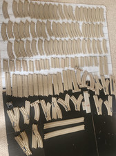 2009 Thomas Train Trackmaster Tracks Tan Huge Lot Of 114 Pieces