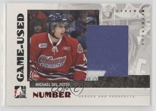 2007-08 ITG Heroes and Prospects Game-Used Number Michael Del Zotto #GUN-22 2tb