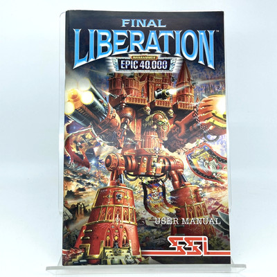 Final Liberation User Manual - Paperback - Epic Warhammer Games Workshop M3146