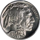 1937 Buffalo Nickel Proof PCGS PR68 Superb Eye Appeal Strong Strike