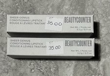 Beautycounter TERRA Sheer Genius Conditioning Lipstick LOT OF 2 NIB