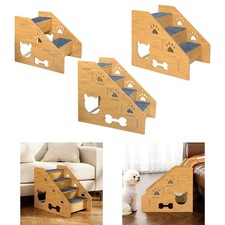 Pet Dog Stairs Ladder Accessories Portable Dog Steps for High Bed Car Indoor