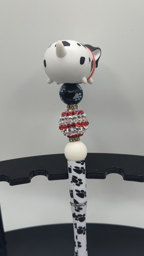 Doorables or Tsum Tsum Handmade Beaded Pen Silicone Glass or Plastic Beads - Picture 30 of 58