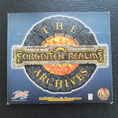 Advanced D&D The Forgotten Realms Archives PC 4 Discs Vintage Interplay