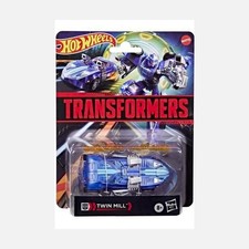 TWIN MILL BLUE FIGURE 12.5CM HOT WHEELS X TRANSFORMERS COLLABORATIVE