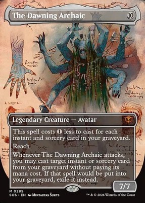 The Dawning Archaic - Foil Extended Art SOS LP MTG
