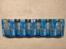 6 Coca-Cola Blue Glasses McDonald’s 2007 Original Packaging Good Condition