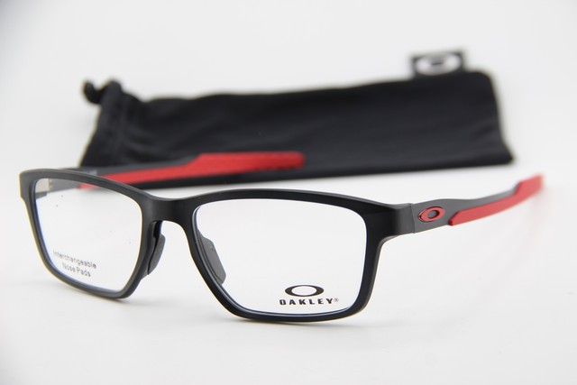 オマール NEW OAKLEY OX8153-0653 METALINK SATIN BLACK RED AUTHENTIC