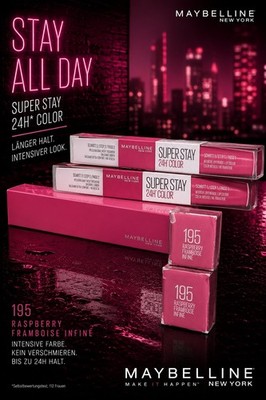 Maybelline New York Super Stay 24H Color Lipstick Nr. 195