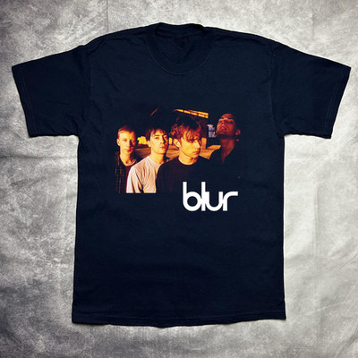Blur band Gift For Fan Black Unisex Cotton T-Shirt All Size