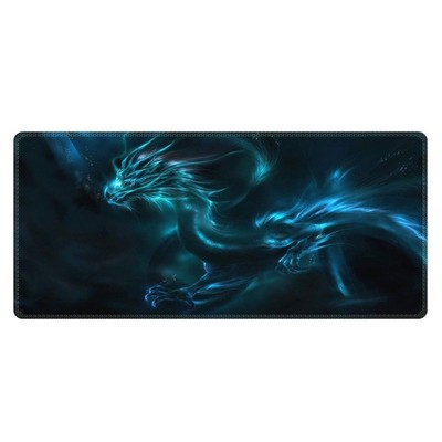 Meffort Inc Extra Large Extended Gaming Desk Mat Non-Slip Rubber Pads Stitche...