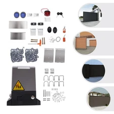 2500lbs Electric Automatic Sliding Gate Opener Motor Keypad+2 Remote Control