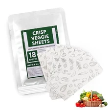 [18 Pack] Food Saver Sheets for Produce - Natural Food Storage