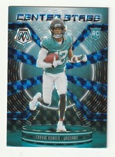 2025 Panini Mosaic Rookie RC Travis Hunter Center Stage Blue Prizm /99 Jaguars