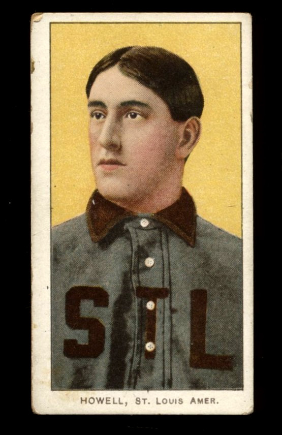 1909-11 T206 - Harry Howell St. Louis American 350 Subjects Back RC GOOD
