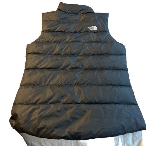 The North Face Women’s Small Down 550 Fill Vest Black Full Zip Outdoor Flare - Picture 5 of 5