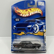 2001 Hot Wheels 46 First Editions 34/36 FORD THUNDERBOLT Black w/Chrome 5 Spoke