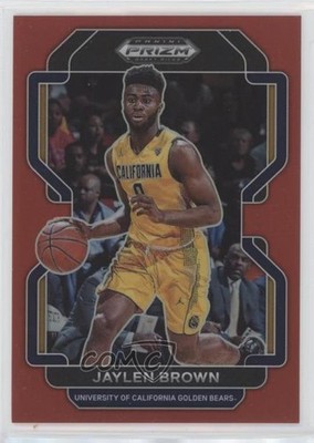 2022-23 Panini Prizm Draft Picks Red Prizm 113/299 Jaylen Brown #22 y8h
