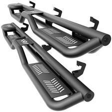 Two Raised Steps Running Boards for Double Cab Extended Cab