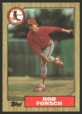 Bob Forsch #257 1987 Topps Collector's Edition (Tiffany) St. Louis Cardinals