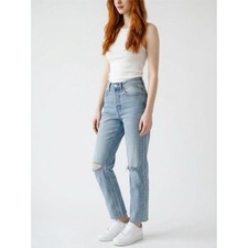 Wild Fable - Super High-Rise Slim Straight Jeans - Medium Wash - Size 2