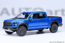 AUTOart 2019 Ford F-150 Raptor Supercrew Velocity Blue 1:18 72949