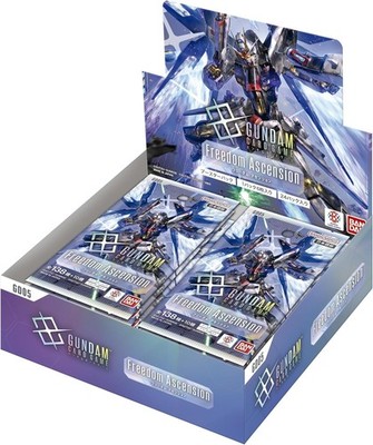 ガンダムカード Freedom Ascension （未開封BOX テープ付） GUNDAM CARD GAME Freedom Ascension GD05 Sealed BOX in Japanese NEW