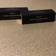 2 X Roja Aoud Extraordinaire parfum sample spray 2ml/.06 fl.oz.