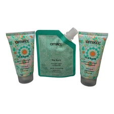 Amika The Kure Strength Repair Conditioner, & Hair Mask 3pc Bundle