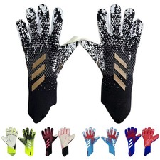 Torwarthandschuhe, Profi Herren Latex Fußball Torwarthandschuhe Mit Fingerschutz