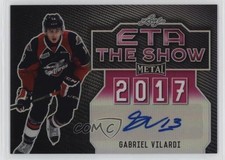 2015-16 Leaf Metal ETA the Show Pink Prismatic /7 Gabe Vilardi Gabriel Auto 06xl